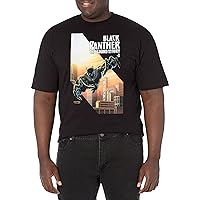 Marvel Big & Tall Classic Panther Fury Feb18 Men's Tops Short Sleeve Tee Shirt