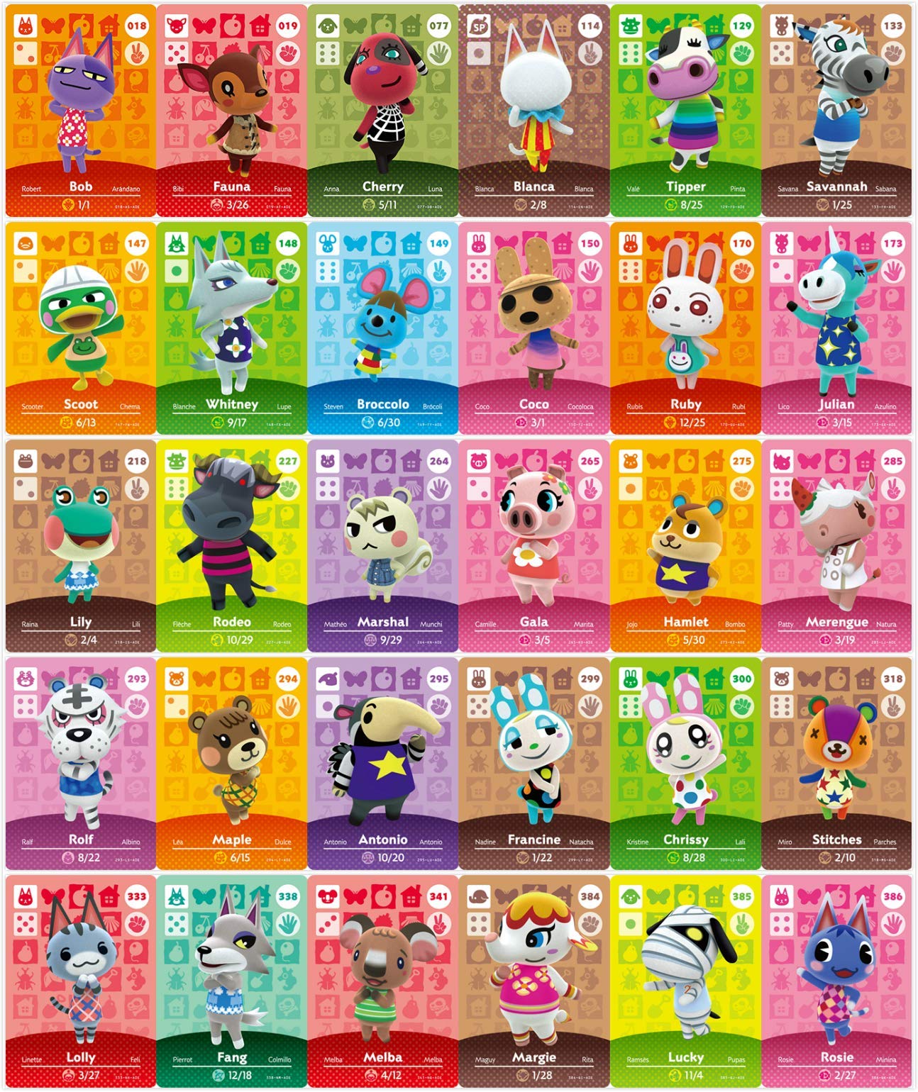 Mua 30 Pack NFC Mini Cards for Animal Crossing: New Horizons, Rare Village  Inhabitants with Card Holder for Switch/Switch Lite/Wii U trên Amazon Đức  chính hãng 2023 | Giaonhan247
