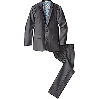 Appaman Big Boys' Two Piece Classic Mod Suit In Vintage Black