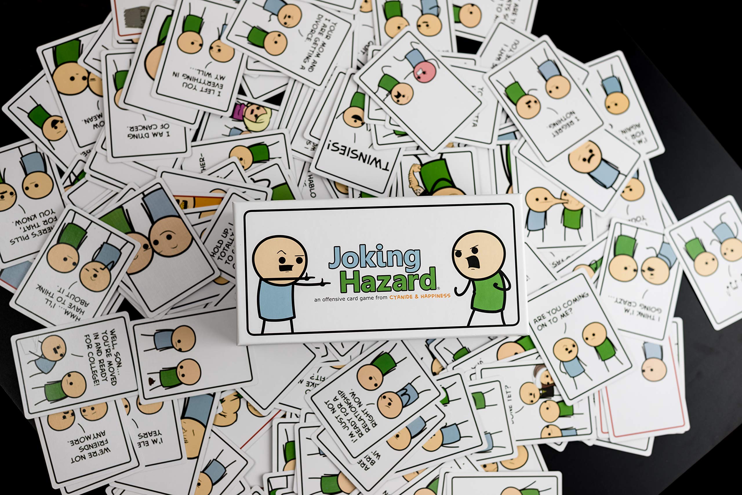 Joking Hazard by Cyanide & Happiness - a funny comic building party game for 3-10 players, great for game night