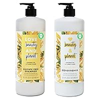 Love Beauty and Planet Hope and Repair Shampoo and Conditioner Coconut Oil & Ylang Ylang 2 Count for Dry Hair and Split Ends Damaged Hair Treatment 32 oz