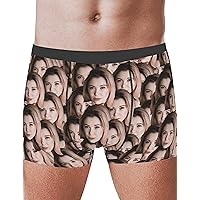 Personalized Boxers for Men, Customized Underwear, Custom Underwear for Men, Birthday Day Gifts for Him