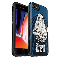 OtterBox SYMMETRY SERIES STAR WARS Case for iPhone SE (3rd and 2nd gen) and iPhone 8/7 - Retail Packaging - MILLENNIUM FALCON