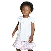 Baby Girls' Pima Cotton Tee and Skirt Set - 100% Pima Cotton