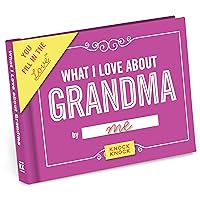 What I Love about Grandma Fill in the Love Book Fill-in-the-Blank Gift Journal, 4.5 x 3.25-inches