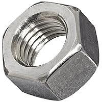 Small Parts 316 Stainless Steel Hex Nut, Plain Finish, ASME B18.2.2 and ASTM F594, 1/2