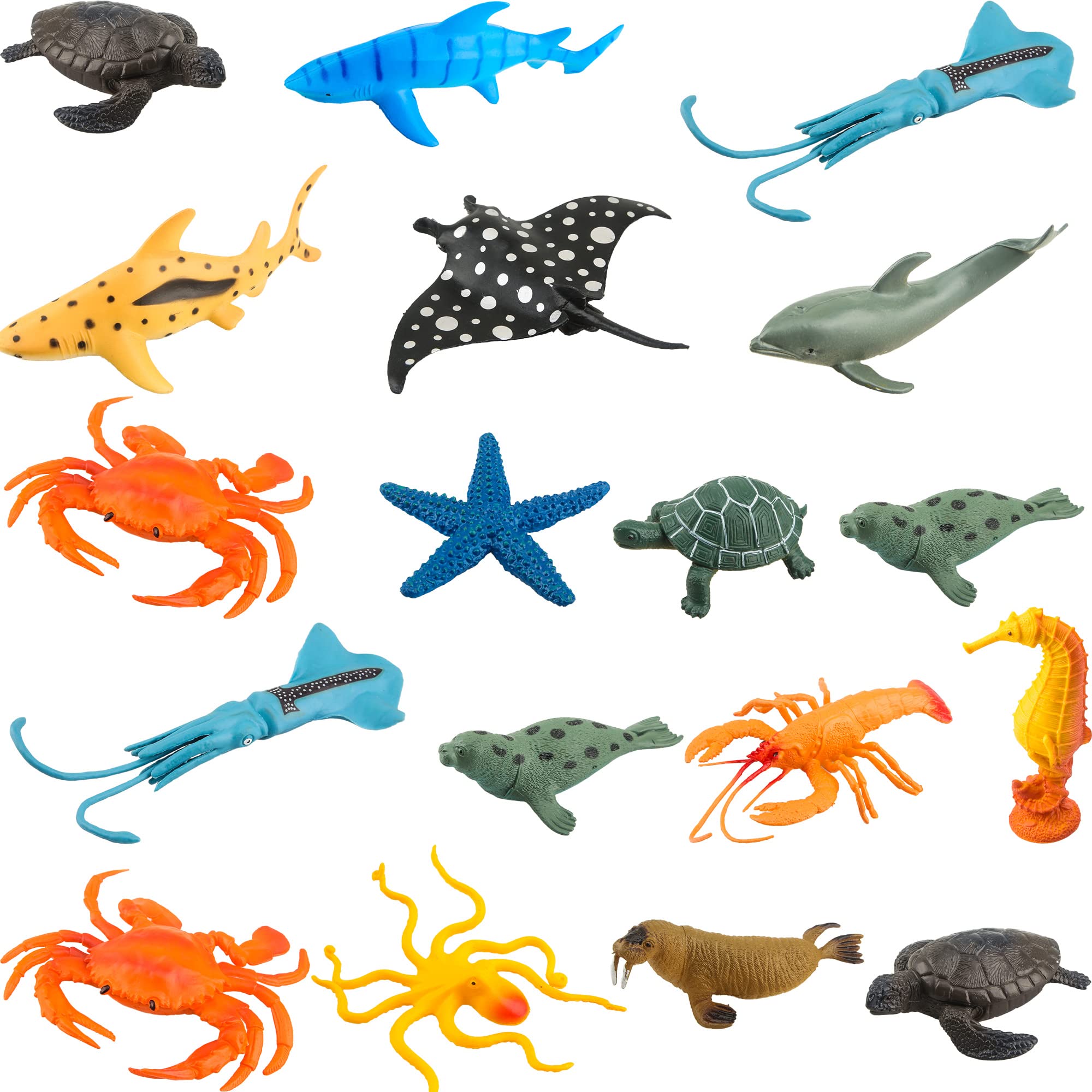 Mua SGBETTER 18 Pieces Sea Ocean Animals Toys Realistic Sea Creatures  Figures Underwater Sea Animal Beluga Whale Sharks Dolphin Octopus for Baby  Shower Bathtub Toy Children Education trên Amazon Anh chính hãng