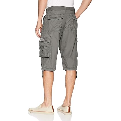 Unionbay Men's Cordova Belted Messenger Cargo Short - Reg and Big and Tall Sizes