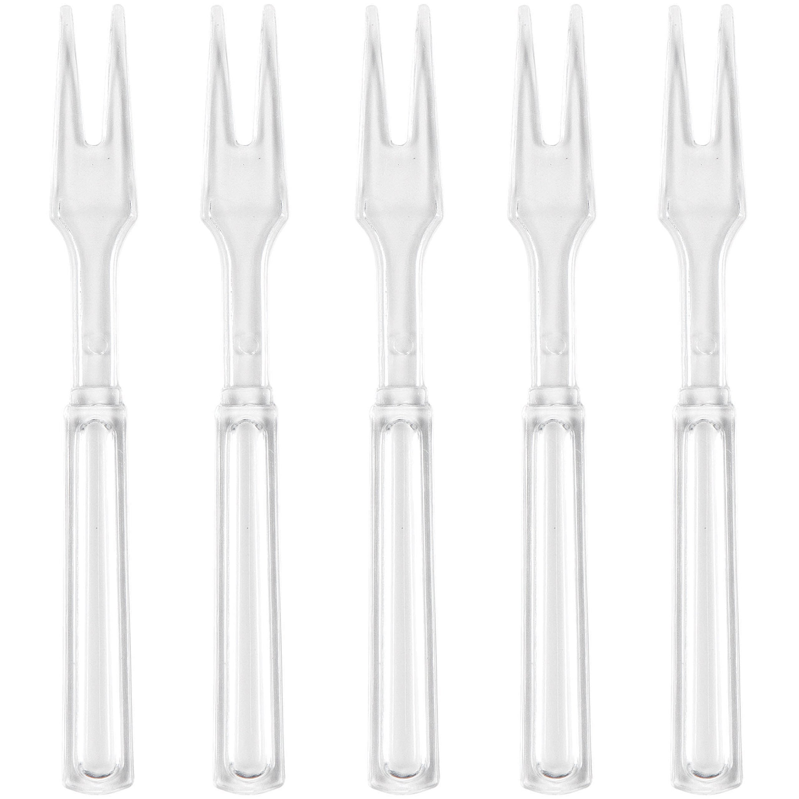 Creative Converting Cocktail Forks, One Size, Clear