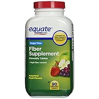 Fiber Supplement, 90 Chewable Tablets (Compare to Fiber Choice)