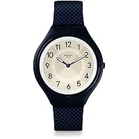 Swatch Unisex Digital Quartz Watch with Silicone Strap SVUN101