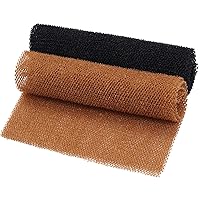 2 Pcs African Exfoliating Net, Fengek 31.5 Inch African Long Body Net Sponges Back Skin Scrubber for Daily Shower Bathing Exfoliating (Multicolor 4)