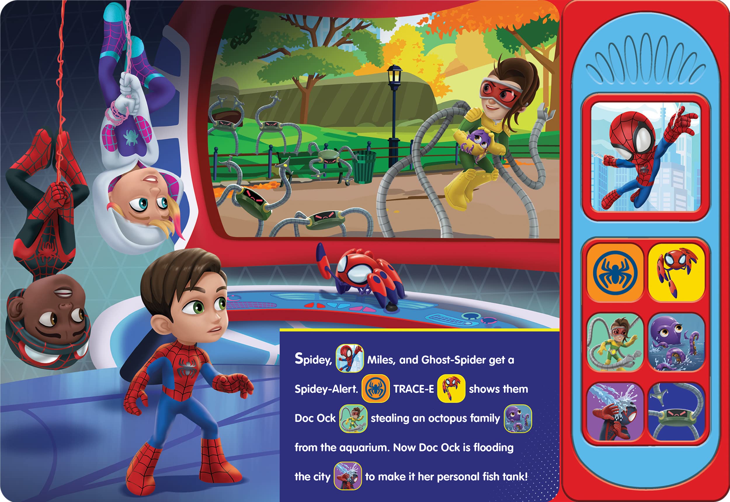 Marvel Spider-man - Spidey and his Amazing Friends – Spidey Makes a Slash Sound Book - PI Kids
