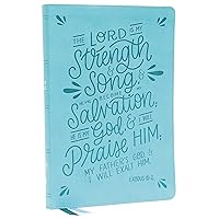 NKJV, Thinline Bible, Verse Art Cover Collection, Leathersoft, Teal, Red Letter, Comfort Print: Holy Bible, New King James Version NKJV, Thinline Bible, Verse Art Cover Collection, Leathersoft, Teal, Red Letter, Comfort Print: Holy Bible, New King James Version Imitation Leather