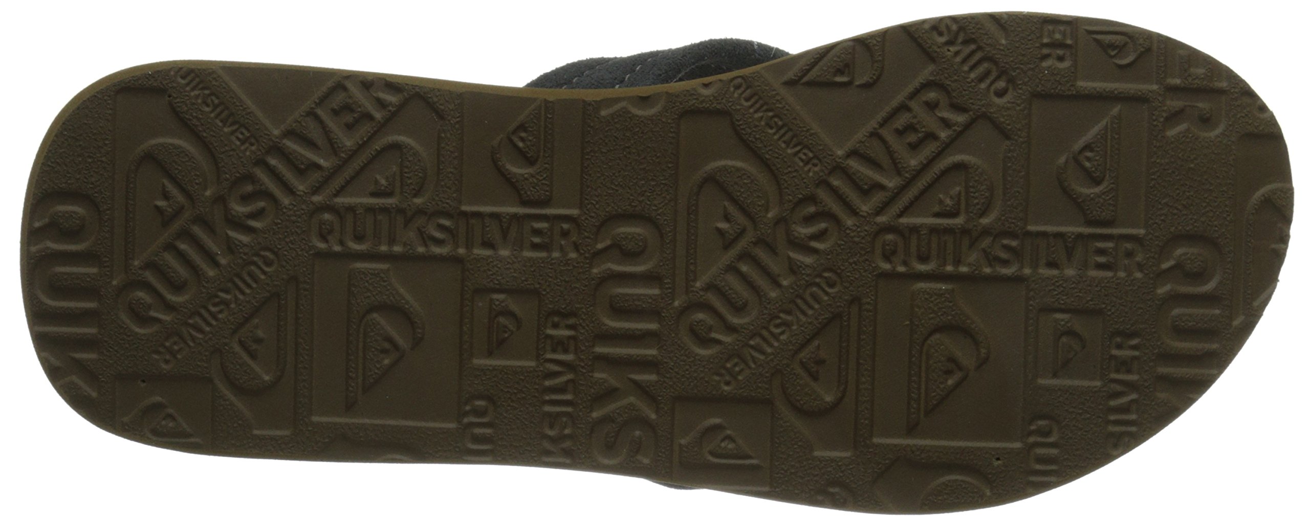 Quiksilver Men's Carver Suede 3 Point Flip Flop Athletic Sandal