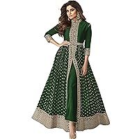 Green Anarkali Dress For Women Indian Pakistani Party Wear Abhay Style Anarkali Suit Bridesmaid Dresses BY DYNA BELLA
