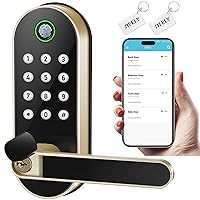 Sifely Smart Lock - Keypad Keyless Entry Door Lock - Biometric Fingerprint Smart Door Lock - Passcode Code Door Lock - Digital Door Lock - Door Knob - Door Lever - Deadbolt Alternatives