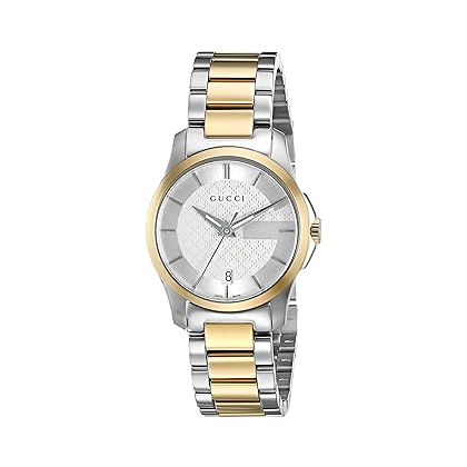Gucci Swiss Quartz Stainless Steel Dress Two-Tone Women's Watch(Model: YA126531)