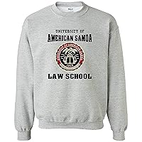 City Shirts University of American Samoa Law School DT Novelty Crewneck Sweatshirt