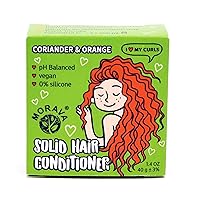 Conditioner Bar for Curly Hair with Marshmallow Root Extract, Shea and Cocoa Deep Conditioner, Vitamin B5, Bar Conditioner for Hair with Sustainable Ingredients, Silicone Free (for curly hair)