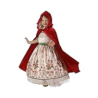 Girl's Vintage Red Riding Hood Costume, Medium, Multicolor