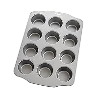 Mrs. Anderson's Baking 12-Cup Muffin Pan, Carbon Steel with Non-Stick Coating, PFOA Free, 14-Inches x 10.5-Inches