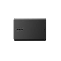 Toshiba Canvio Basics 2TB Portable External Hard Drive USB 3.0, Black - HDTB520XK3AA