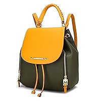 MKF Collection Backpack for Women Vegan Leather Bookbag Top Handle Bag Lady Fashion Pocketbook Travel bag