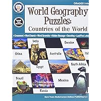 Mark Twain - World Geography Puzzles: Countries of the World, Grades 5 - 12 Mark Twain - World Geography Puzzles: Countries of the World, Grades 5 - 12 Paperback