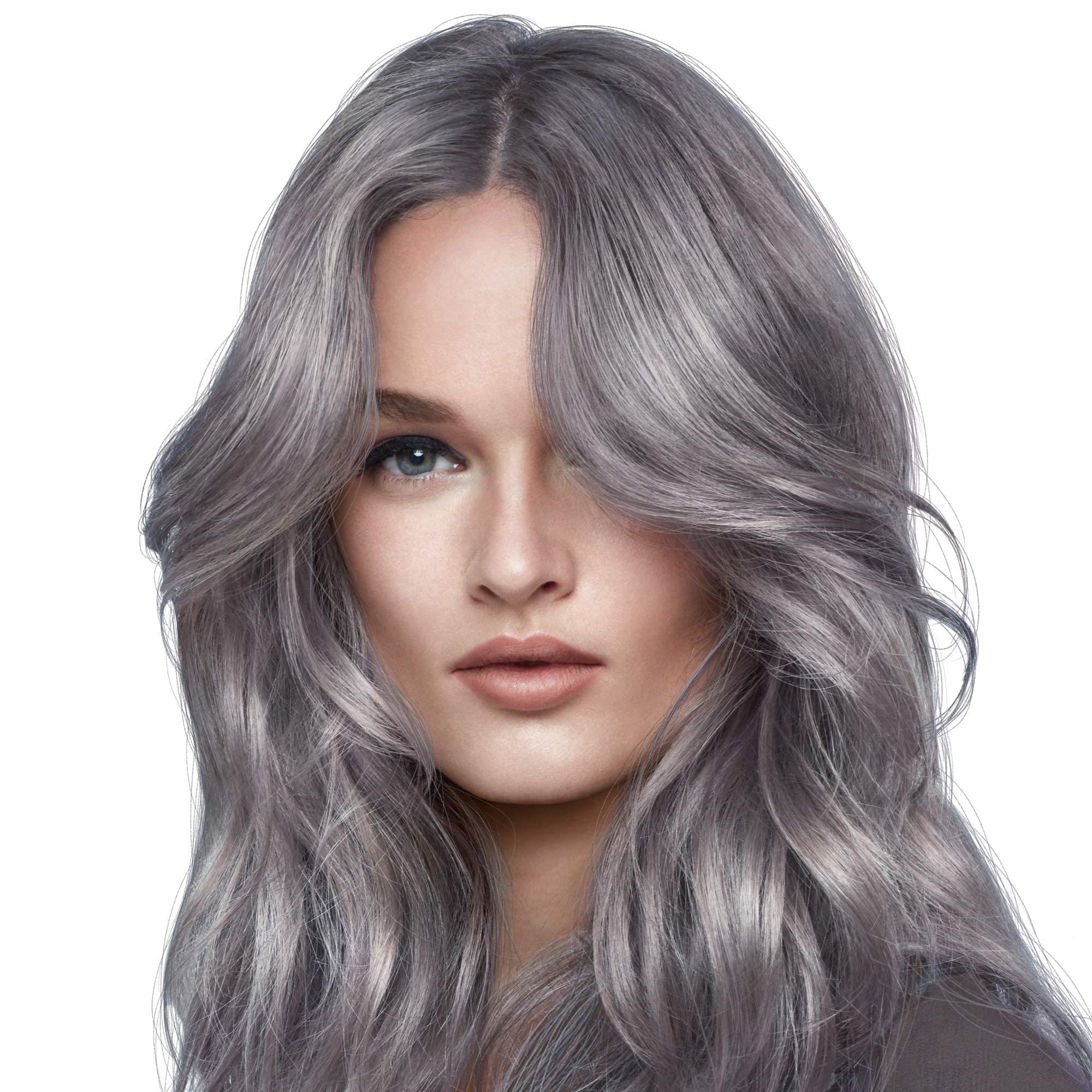 L’Oréal Paris Feria Multi-Faceted Shimmering Permanent Hair Color Hair Dye, S1 Smokey Silver