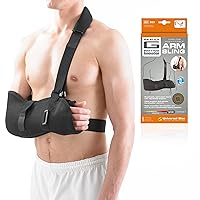 Neo-G Arm Sling, Airflow Breathable - Lightweight Shoulder Sling Helps Support and Elevate Arm, Injury Recovery, Pre/Post Surgery - Adjustable Straps - Class 1 Medical Device
