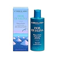 Fior Di Salina Shower Gel - Foamy Gel Similar To Seafoam - Full Of Marine, Aromatic And Citrus Notes - Leaves The Skin Feeling Fresh And Soft - Paraben Free - Long Lasting - 8.4 Oz
