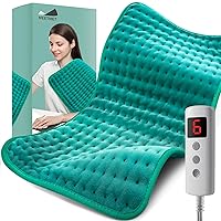 Heating Pad for Back, Neck, Shoulder Pain and Cramps, Electric Heating Pads with Auto Shut Off, Moist Dry Heat Options, Gifts for Women, Men, Mom, Dad, Wife, Husband, Christmas, Birthday