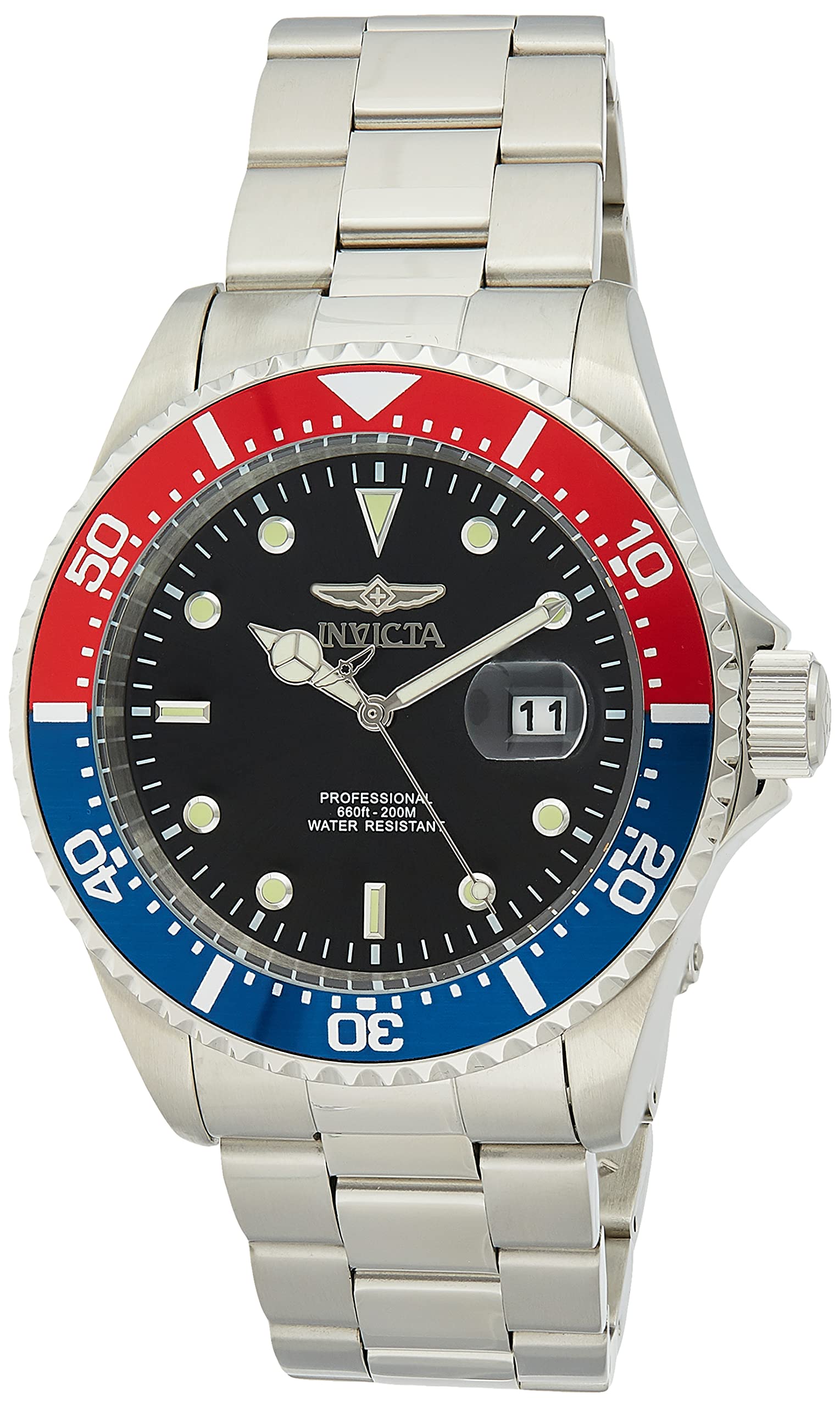 Invicta Men's 23384 Pro Diver Analog Display Quartz Silver Watch