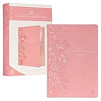 The Spiritual Growth Bible, Study Bible, NLT - New Living Translation Holy Bible, Faux Leather, Pink