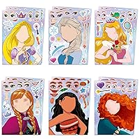36Pcs Make Your Own Princess Toys Stickers Sheet,Princess Birthday Party Favors for Princess Birthday Party Supplies