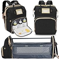 Lenski Diaper Bag Backpack, First Mothers Day Gifts, New Mom Gifts, Baby Shower Gifts, Baby Diaper Bags with Changing Station
