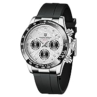 Pagani Design Fashion Luxury Diamond Rainbow Automatic Men Mechanical Wristwatches Chronograph Military Skeleton 40mm Watches Gifts for Men