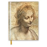 Leonardo da Vinci: Detail of the Head of the Virgin (Blank Sketch Book) (Luxury Sketch Books)