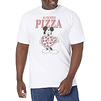 Disney Big & Tall Classic Mickey Retro Stack Goofy Men's Tops Short Sleeve Tee Shirt