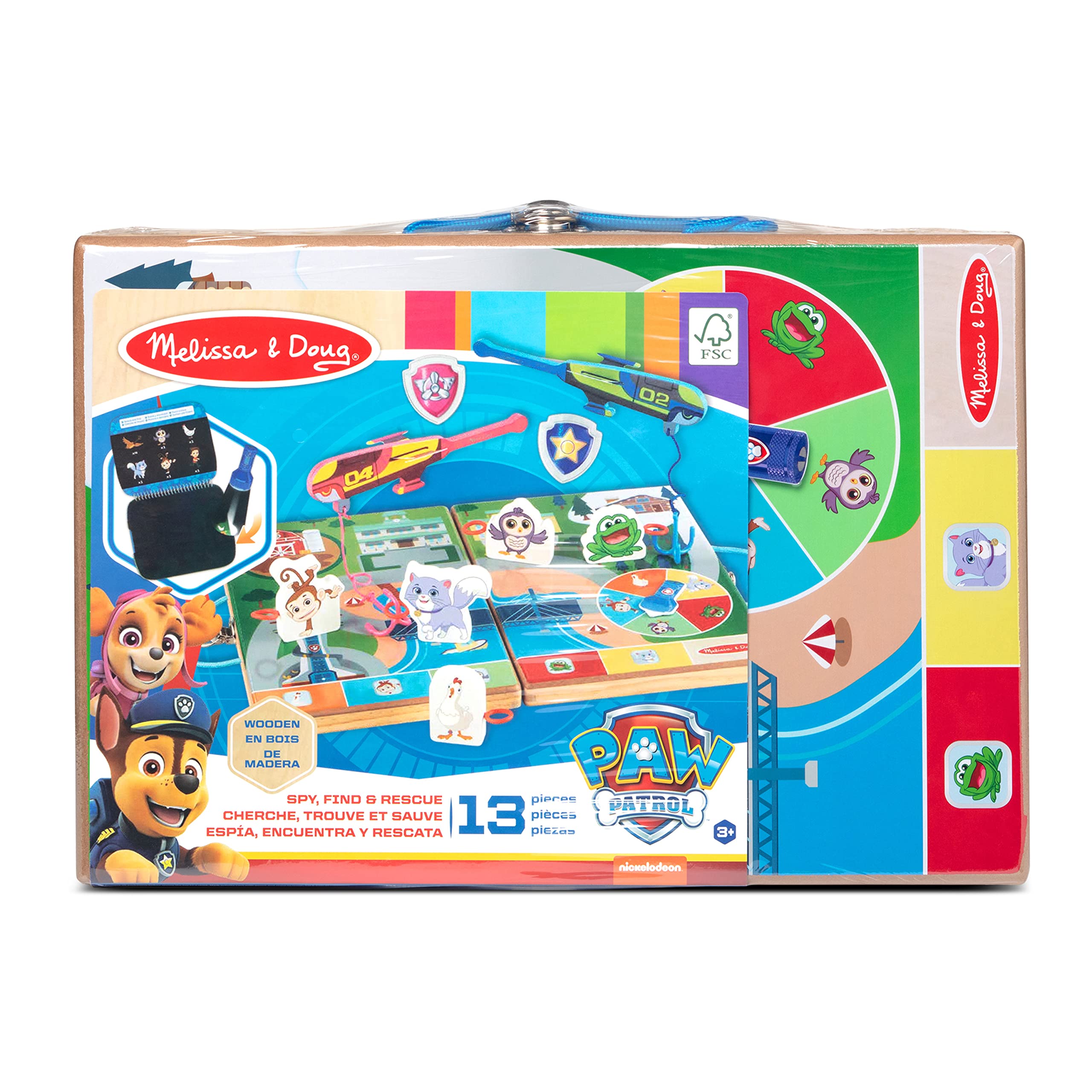 Melissa & Doug Paw Patrol 2 Spy, Find, & Rescue - PAW Patrol Travel Game, Portable Games, Toys For Kids Ages 3+ - FSC-Certified Materials