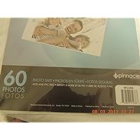 Pinnacle Frames and Accents 3 Scrapbook Refill Sheets, 7 by 12, Clear