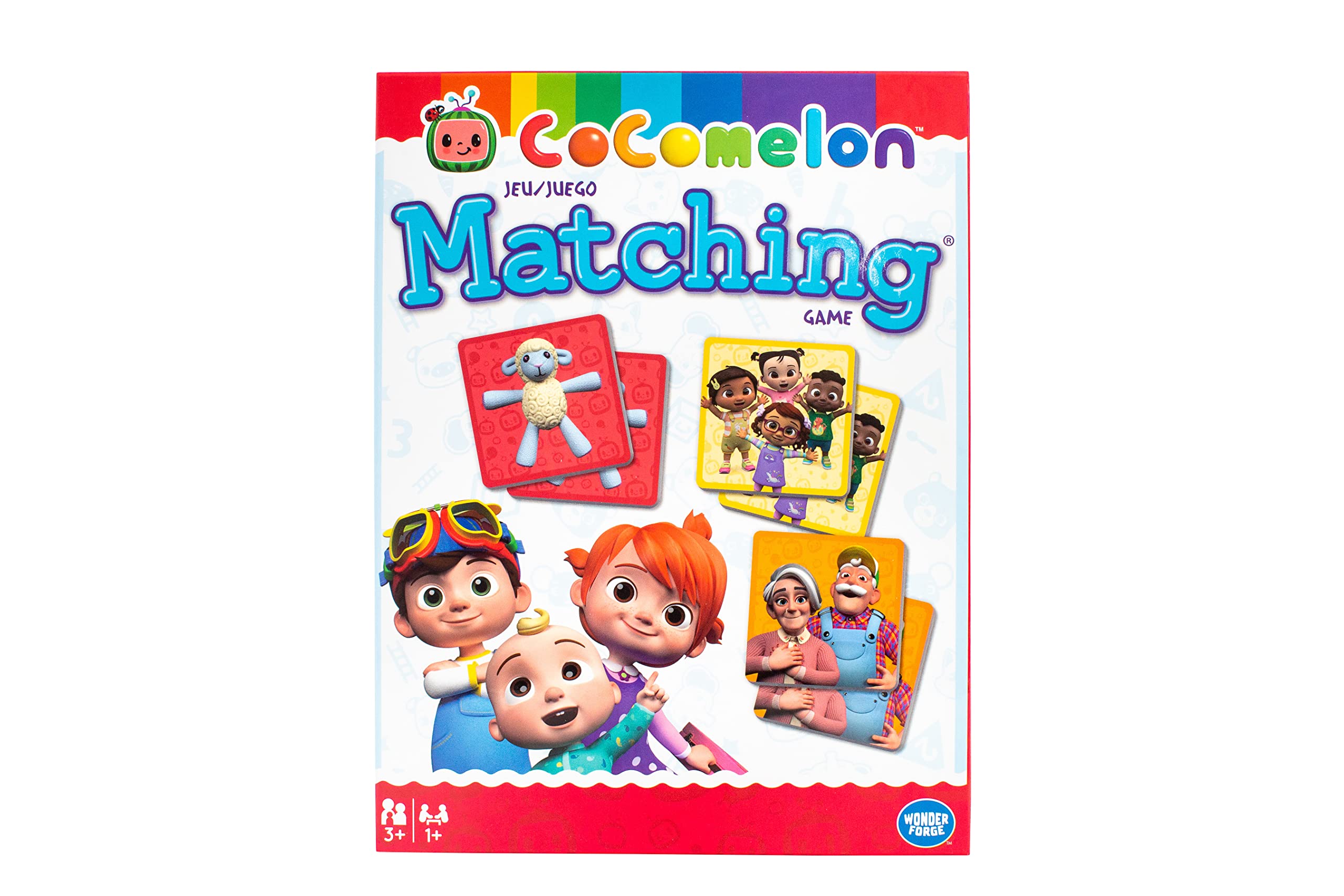 Wonder Forge CoComelon Matching Game for Girls & Boys Ages 3 and Up - A Fun and Fast Memory Game