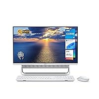 Dell Newest Inspiron 24 5000 All-in-One Business Desktop, 23.8” FHD Touchscreen, Intel i5-1135G7, 16GB DDR4 RAM, 2TB SSD, Webcam, Wi-Fi 6, HDMI, Wireless Keyboard&Mouse, Win11 Home, Silver