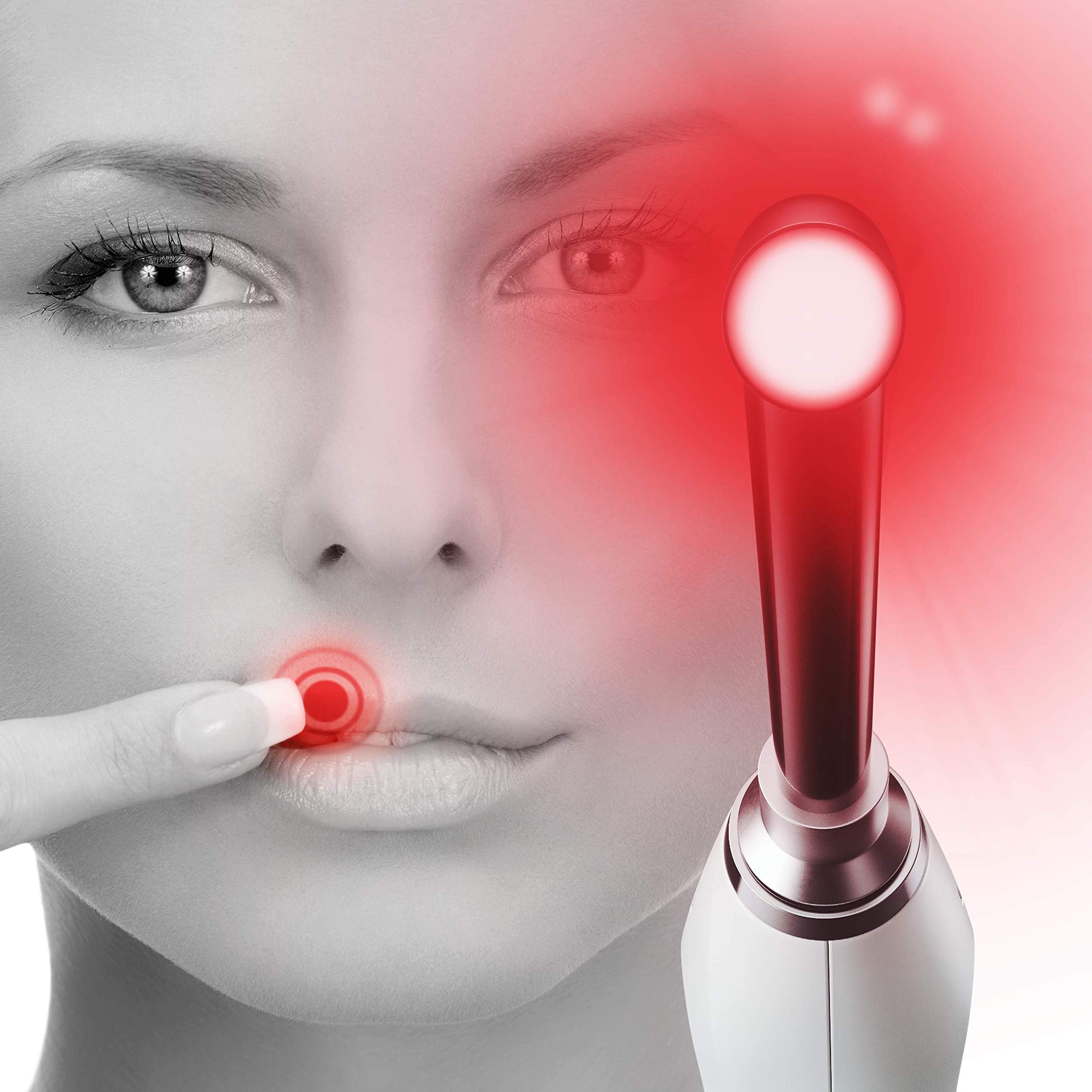 Luminance Red The Proven Cold Sore Device for Pain Relief and Lip Sore Management