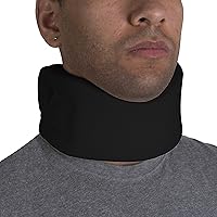 OTC Cervical Collar, Soft Contour Foam, Neck Support Brace, Black Average 3