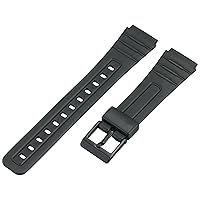 TX1852 Allstrap 18mm Black Regular-Length Fits Casio and Other Sport Watch Band