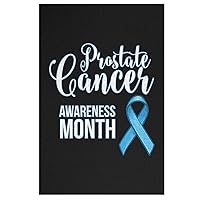 Prostate Cancer Awareness Blue Ribbon Wooden Puzzle Colorful DIY Picture Puzzles Home Decoration Creative Gifts