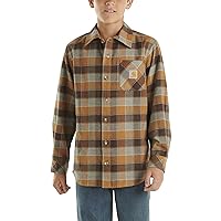 Carhartt Boys' Big Plaid Flannel Shirt