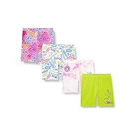 Amazon Essentials Disney | Marvel | Star Wars | Frozen | Princess Girls and Toddlers' Bike Shorts (Previously Spotted Zebra)